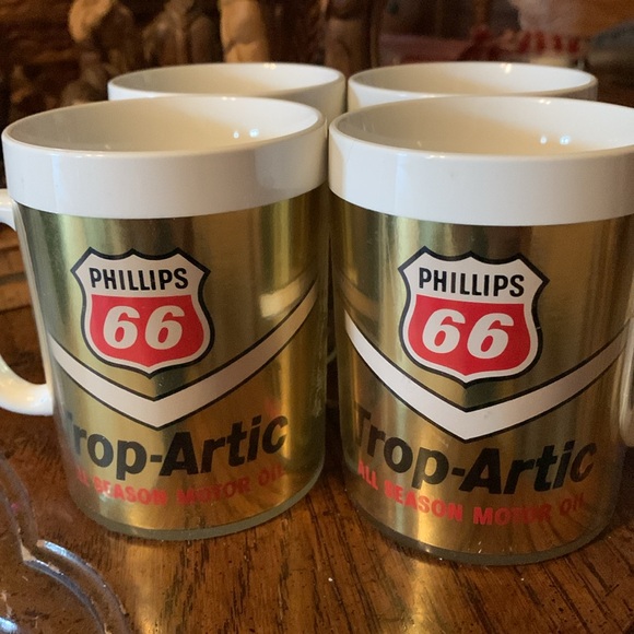 Vintage Phillips 66 Oil Gas Mug Trop-Artic INSULATED THERMO-SERV USA like new - Picture 1 of 5